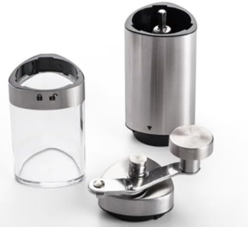 VICASKY Manual Coffee Grinder with Triangle Foldable Handle Stainless Steel - Image 3