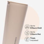 Corkcicle Insulated Tumbler with Sliding Lid, 24 oz, Desert - Image 3