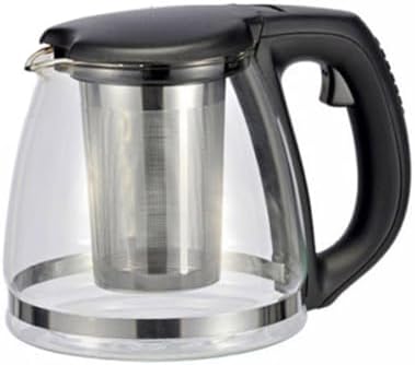 Ml Heat Resistant Glass Teapot with Removable Infuser by Alipis