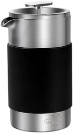 Mini French Press Coffee Maker 12oz Insulated French Press with Pouch by MERMOOYILAN