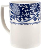 Spode Brocato 12oz Coffee Mug, Blue Italian Design (Set of 4) | Made of Fine Earthenware | Dishwasher and Microwave Safe | Cup for Coffee, tea, Hot Chocolate, Latte | Kitchenware & Dinnerware Décor - Image 3