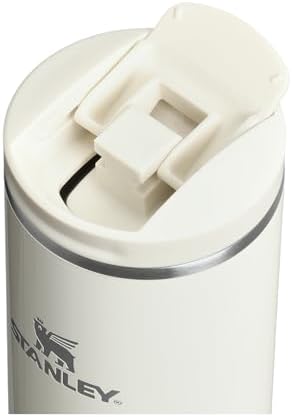 STANLEY Transit FlipTop Mug | Leakproof Coffee Travel Cup | Vacuum Insulated Stainless Steel | Stays Hot or Cold for Hours | BPA-Free | 20 oz | Cream Gloss - Image 2
