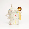 Sassy Canister With Attitude - Funny Ceramic Airtight Storage Canister for Coffee Sugar Tea, Unique Kitchen Decor & Housewarming Gift(Colorful) by Unknown