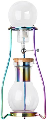 JITEM Cafetera Ice Cold Dripper Coffee and Tea Maker Dripper Brewer Maker with Adjustable Water Flow Stainless Steel Filter Glass Carafe for Coffee or Tea by Unknown