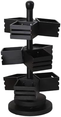 Tea Bag Organizer – Rotating 3 Levels for Storage of Tea Envelopes, for Pantry Bags | for Pantry Home Coffee Office Countertop Counter Bar by Unknown
