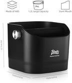 Bincoo Espresso Knock Box -1.2L(15 Cups) Knock Box, Barista Style Coffee Knock Box for Grounds with Removable Shock-Absorbent Knock Bar and Anti-Slip Base, Durable Espresso Accessories.Black - Image 6