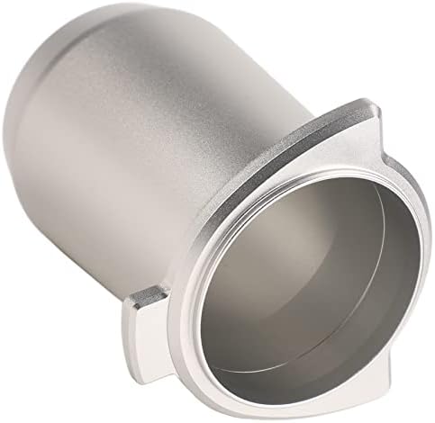 Practical Coffee Powder Cup, 54mm Aluminum Alloy Dosing Cup, Anti Flying Coffee Bean Dosing Cup for Milk Tea Shop Home (Silver) - Image 7
