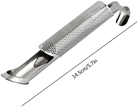 Tea Filters Pipe Tea Infuser Pipe Tea Strainer with Hanging Hook Handle Tea Infuser Long-Handle Extra Fine Mesh Tea Filter for Loose Leaf - Image 2