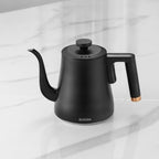 Heat Resistant Pour over Kettle Induction cooktop Compatible Design, Gooseneck Kettle, Long Curved Spout, Cookware, for Kitchen, White - Image 5