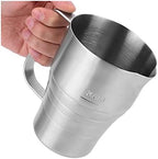 Gravy Boat Stainless Steel Coffee Frothing Pitcher Latte Milk Frothing Cup with Scale 900ml Barista Household Coffee Jug Sauce Jug - Image 3