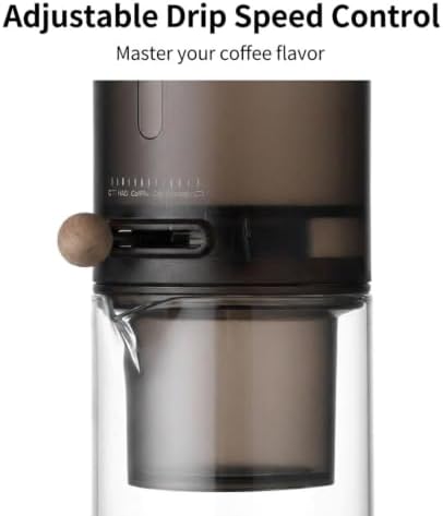 Cold Brew Coffee Maker, Japanese Ice Drip Tower, 400ml Borosilicate Glass - Image 3