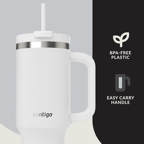 Contigo Streeterville 40oz Tumbler, Stainless Steel Vacuum Insulated, Leak-Proof, Cold for 29 Hours, Salt (Pack of 4) - Image 5