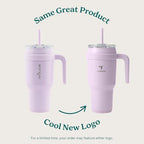 REDUCE 40 oz Stainless Steel Tumbler with Handle - Dual-Wall Vacuum Insulated Travel Mug, Sweat-Proof Lid & Reusable Straw - Keeps Drinks Cold for 24 Hrs, Fits Cupholders, Dishwasher Safe - Pineapple - Image 2
