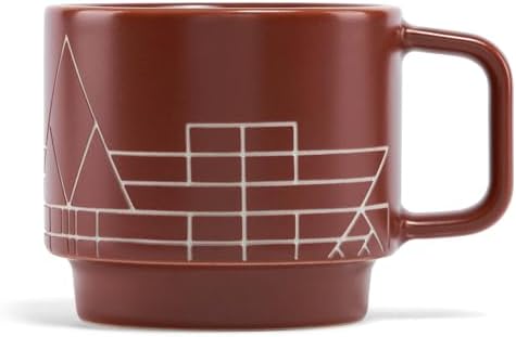 Tea Forte Café Cup with Lid, Terra Frank Lloyd Wright, 8 oz - Image 2