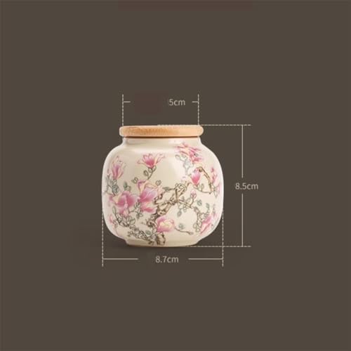 Ceramic Tea Caddy with Airtight Lid for Loose Leaf Storage - Image 2