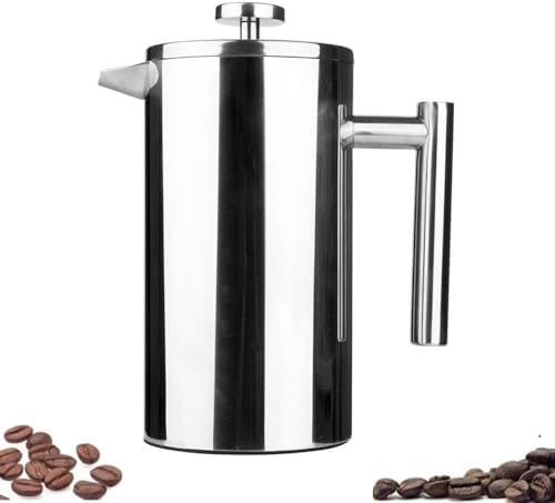 For 12oz Stainless Steel Coffee Press French Press with Double Wall Insulation by FOLIAGE