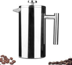 For 12oz Stainless Steel Coffee Press French Press with Double Wall Insulation by FOLIAGE