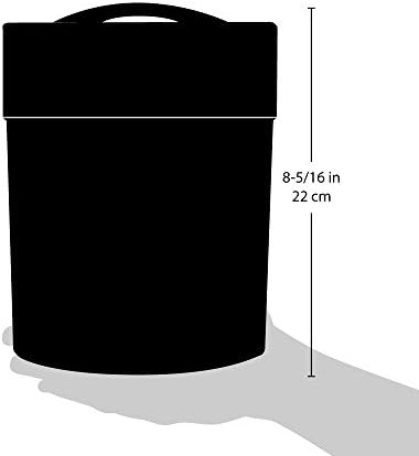 Tightpac Pawvac Kilovac Airtight Pet Food Container – Multi-Use Vacuum Container for Pet Food and other Dry Goods – 2.5 lbs / 40 oz / 3.8L, Wide-Mouth, Patented Vacuum Seal, Black with Paws - Image 4