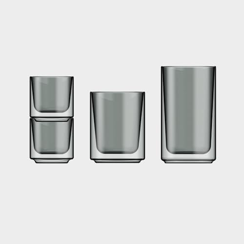 Terra Kaffe Fog Picco Espresso Glasses - 3 oz, Set of 2 - Image 4