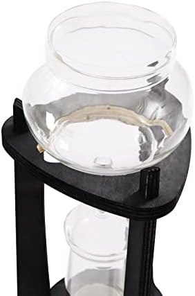 Iced Coffee Cold Brew Drip Tower, 600Ml Glass Cold Brew Coffee Makers 6-8 Cups Cold Extracted Coffee 2drops/S Brewing 3 to 5 Hours with Removable Shelf and Adjustable Drip Speed Valve (Grey) - Image 4