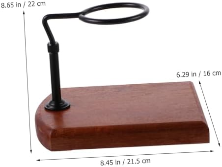 Solid Wood Coffee Dripper Stand with Adjustable Height for Cups - Image 2