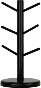 Bamboo Coffee Mug Tree Holder with 6 Hooks,Cup Stand by Unknown