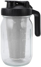 Cryfokt Cold Brew Coffee Maker, 64oz Thick Glass Iced Coffee Pitcher with - Image 3
