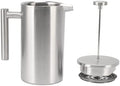 Tyenaza French Press Coffee Maker, Dishwasher Safe Double Wall Insulated Rust Proof Stainless Steel Coffee Press with Filter 1L by Tyenaza