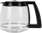 Borosilicate Glass Coffee Pot with Handle Drip Proof Spout Easy to Heat Cold Proof Coffee Carafe for Pouring (Replacement for 14 Cup 2.1L) - Image 6
