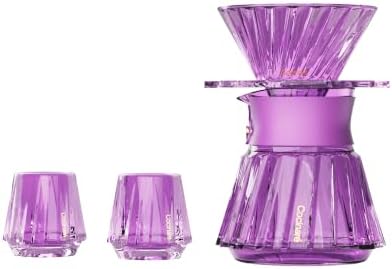 Cocinare Barista Pour Over Coffee Set, Dripper, Server & 2 Tasting Cups by Cocinare