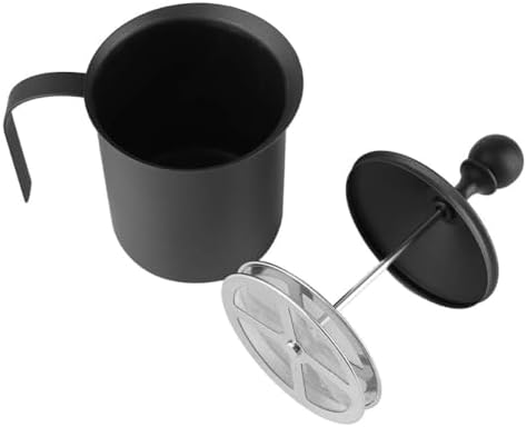 Manual Milk Frother, Stainless Steel Double Layer Mesh Manual Milk Frother, Ergonomically Frother Handheld, for Cappuccino, Coffee Latte, Hot Chocolate[800ML] - Image 5