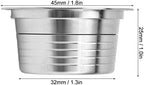Stainless Steel Reusable Coffee Capsulefor Cappuccino, Latte, Americano Easy to and Original Design - Image 7