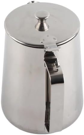 Milk Creamer Frothing Pitcher Stainless Steel Coffee Cup Mug Jug with Lid for Latte Art(2000ml) - Image 6