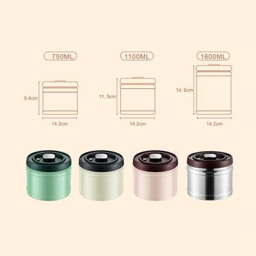 Stainless Steel Airtight Coffee Container Storage Canister Sealed Jar Food Organizer Kitchen Vacuum Box Bean Cans Decor Storage Canisters - Image 3