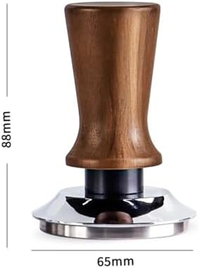 51/53/58MM Solid Wood Espresso Tamper Manual Press Coffee Tampers with Calibrated Spring Loaded Home Coffee Barista Accessories(53MM-Thread) - Image 6
