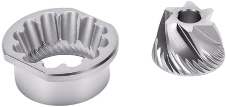 Zerodis Machine Replacement Parts for Coffee Grinder Machine Grinding Disc Assembly with Optimized Grooves for Coffee Flavor 48MM Stainless Steel Conical Burr Set Replacement - Image 5
