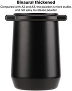 Dosing Cup, 54mm Espresso Coffee Dosing Cup, Anti Flying Powder Feeder Cup, Aluminium Alloy Coffee Dosing Mug for 8 Series Coffee Machine (Black) - Image 4