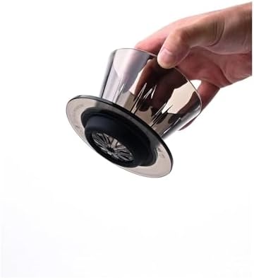 Fits 185 Cone Filter Papers Home Coffee Brewing Accessories,1025 Flat Bottom Coffee Dripper Pour Over Filter Cup(Lotus purple) - Image 7