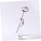 3 Pcs Deep-Fried Pot Thermometer Can Opener Electric Coffee Thermometer Digital Stainless Steel Probe with Fixed Clip Turkey Roasting Rack BBQ Deep Fry Frying Pan Food (Silver 23X5.4X5.4CM) - Image 3