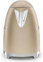 SMEG KLF03 Electric Kettle 1.7L (7 Cup), Retro Hot Water Boiler for Tea & Coffee, Fast Boiling, Auto Shut-Off, Soft Open Lid, 360° Swivel Base Countertop Kettle – Matte Champagne - Image 4