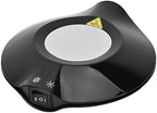 Heating and Cooling Coaster, Heating and Cooling Dual-Purpose Coaster, Cup Coaster Getting Hot Drink for Getting Cool Drinks Mate Tea for (Black) - Image 3
