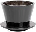 Coffee Dripper Crystal Pour Over Filter Coffee Maker Flat Bottom Filter Cup Hand Made Cake Filter Cup,Compatible With Timemore，B75(Combination 1) by Unknown