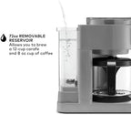 K-Duo Essentials Hot & Iced Coffee Maker Single Serve KCup Pod & 12-Cup Glass Carafe Dual Brew System 72oz Reservoir (MOONLIGHT GREY) - Image 6
