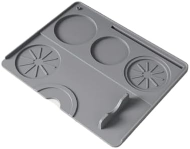 Silicone Espresso Tamping Mat, Waterproof Heat Resistant Tamping Pad Barista Tamp Station Accessory(A) by Unknown