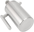 Portable Heatable French Press Coffee Maker, Dishwasher Safe, Double Wall Insulated, Proof Stainless Steel, 1L Capacity with for Delicious Hot Coffee and Loose Tea - Image 5