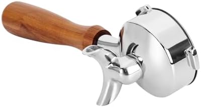 DIBTSA 58mm Espresso Portafilter Double Spouts 3 Ears Compatible with Barsetto BAE01, BAE02, Calphalon Temp IQ - Image 2