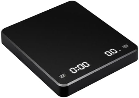 3kg/0.1g Digital Coffee Scale with Timer Recharable Electronic Smart Kitchen Balance Precision Espresso Scales Measuring Tools by Unknown