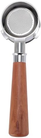 RiToEasysports 58mm Bottomless Portafilter Set with Wood Handle and Puck Screen for Coffee Lovers and Baristas - Image 4