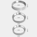 Coffee Powder Ring Aluminum Alloy Barista-Approved Espresso Tools Aluminum Dosing Funnel with 4 Magnets for Brewing Dosing Funnel 54mm(Silver58mm) - Image 6