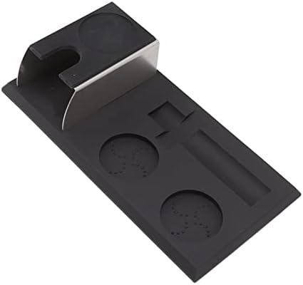 Coffee Tamper Mat Holder Set Non Slip Stable Decorative Modern Tamper Storage Base Pad for Coffee Shop and Home Use Silicone and Stainless Steel Material - Image 6
